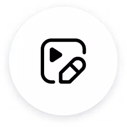 ikona pro nástroj na oříznutí videa pro každou platformu