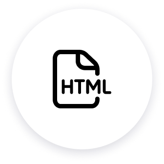 Icon for HTML