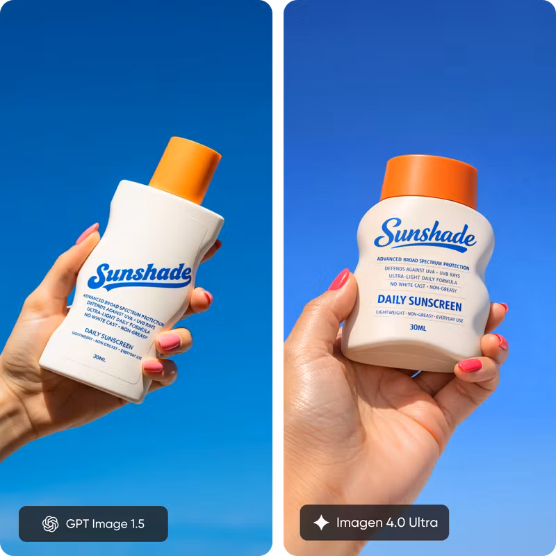 Imagen 4.0 Ultra vs GPT Image 1.5 image quality and aesthetics