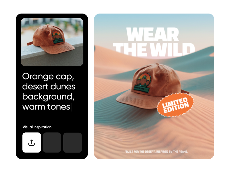 Generate ai product image