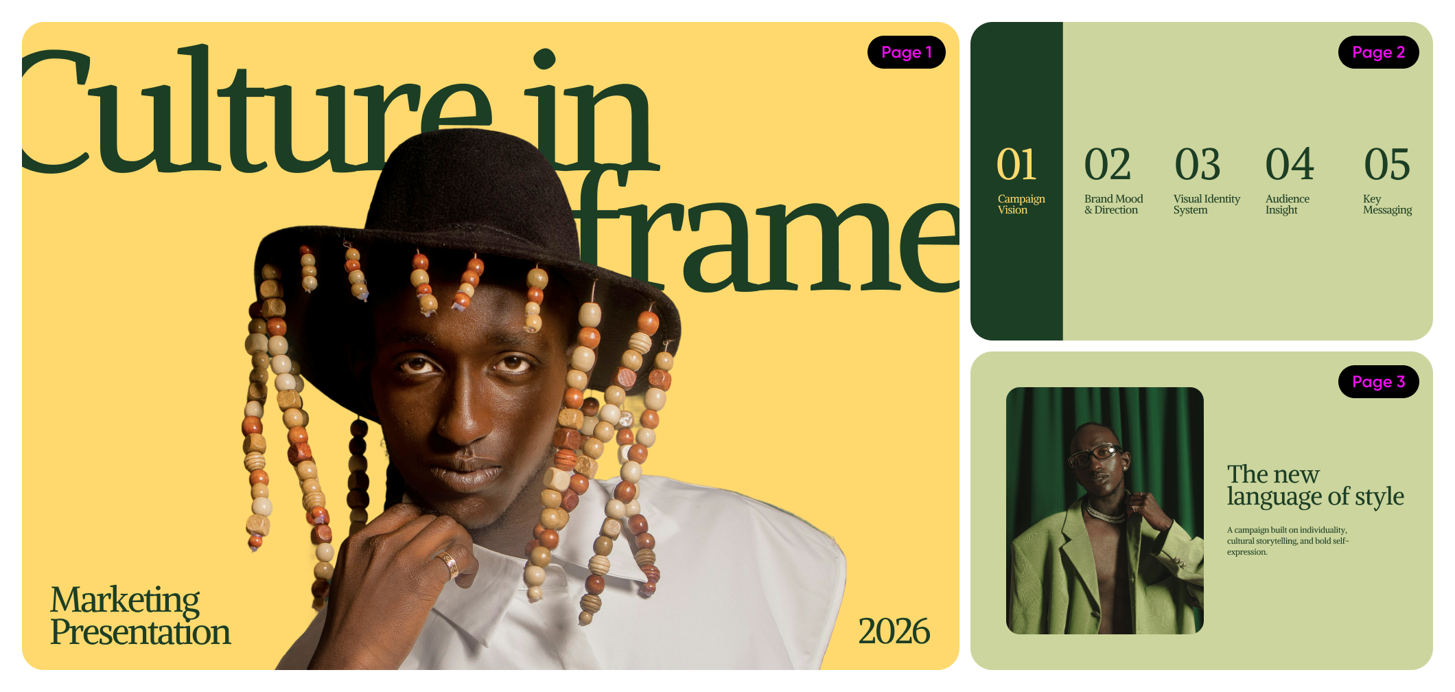 Generate business and marketing presentations