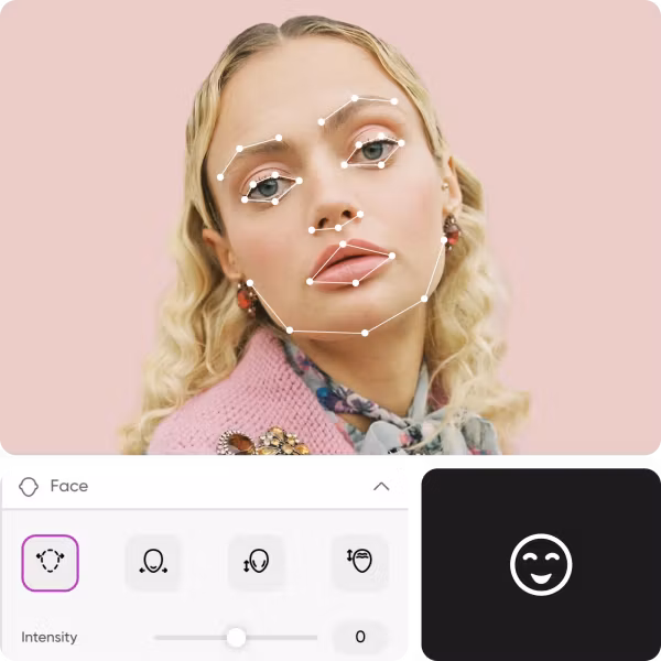enhance your face with face editor online