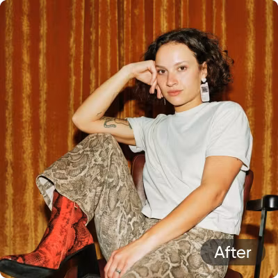 before change