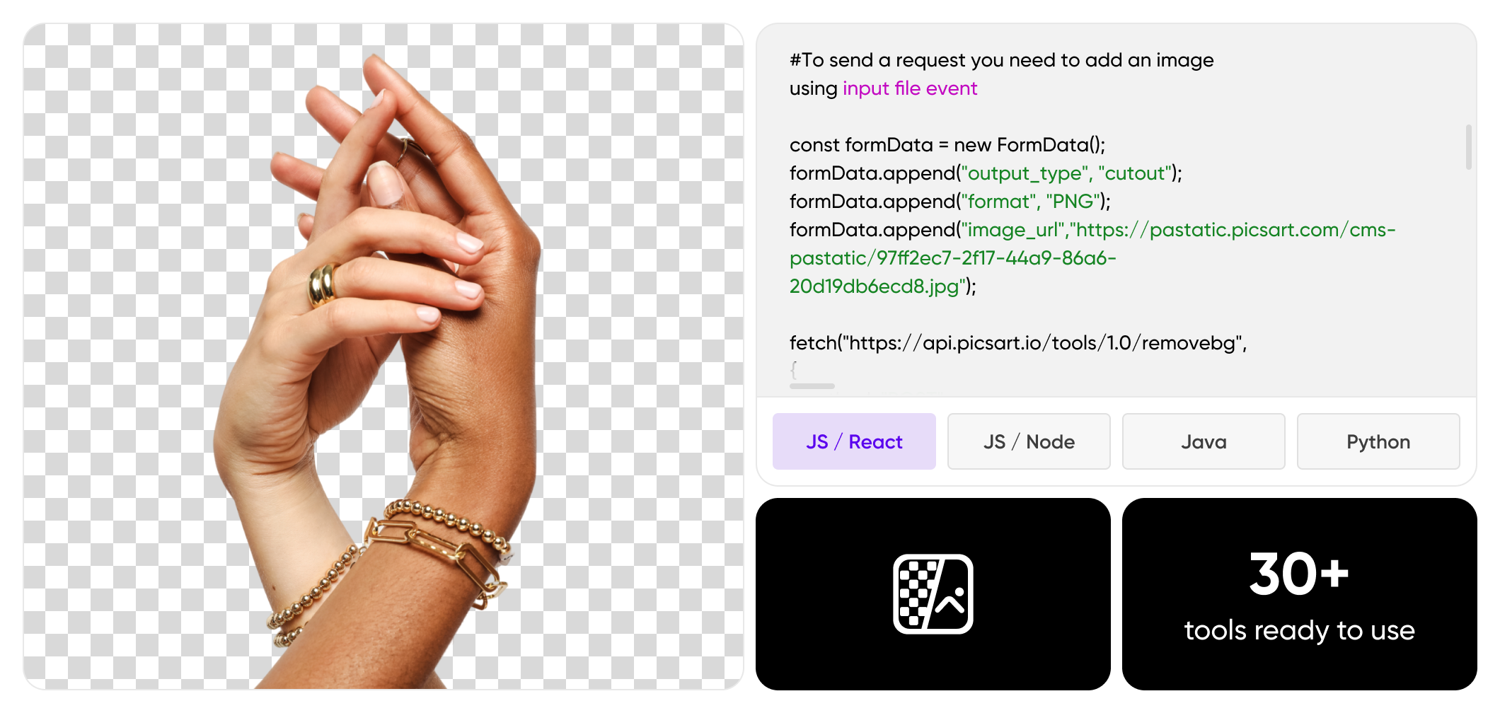Picsart creative APIs for enterprise integration