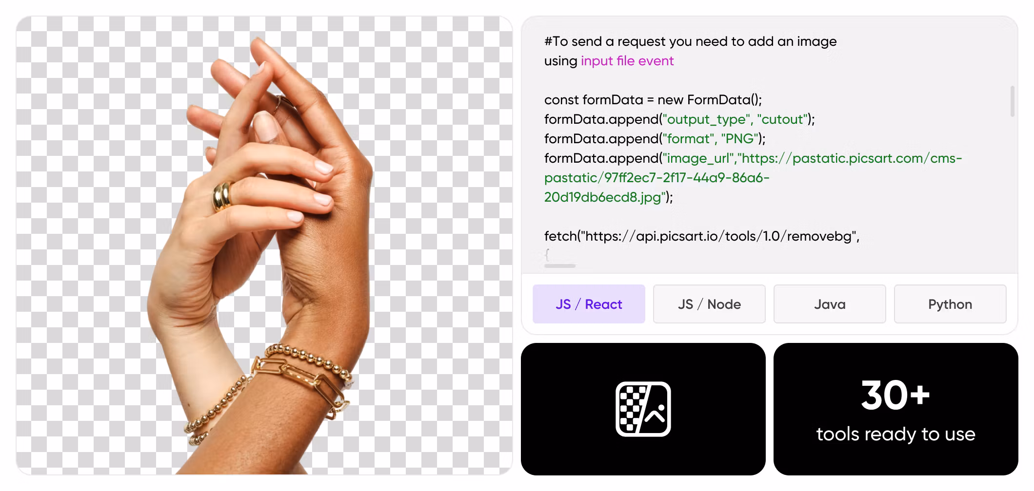 Picsart creative APIs for enterprise integration