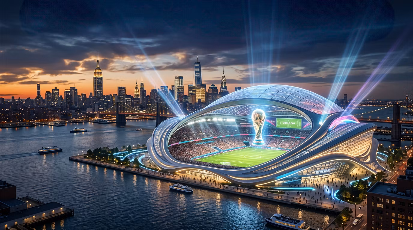 Campaign cover for Design the World Cup stadium of the future