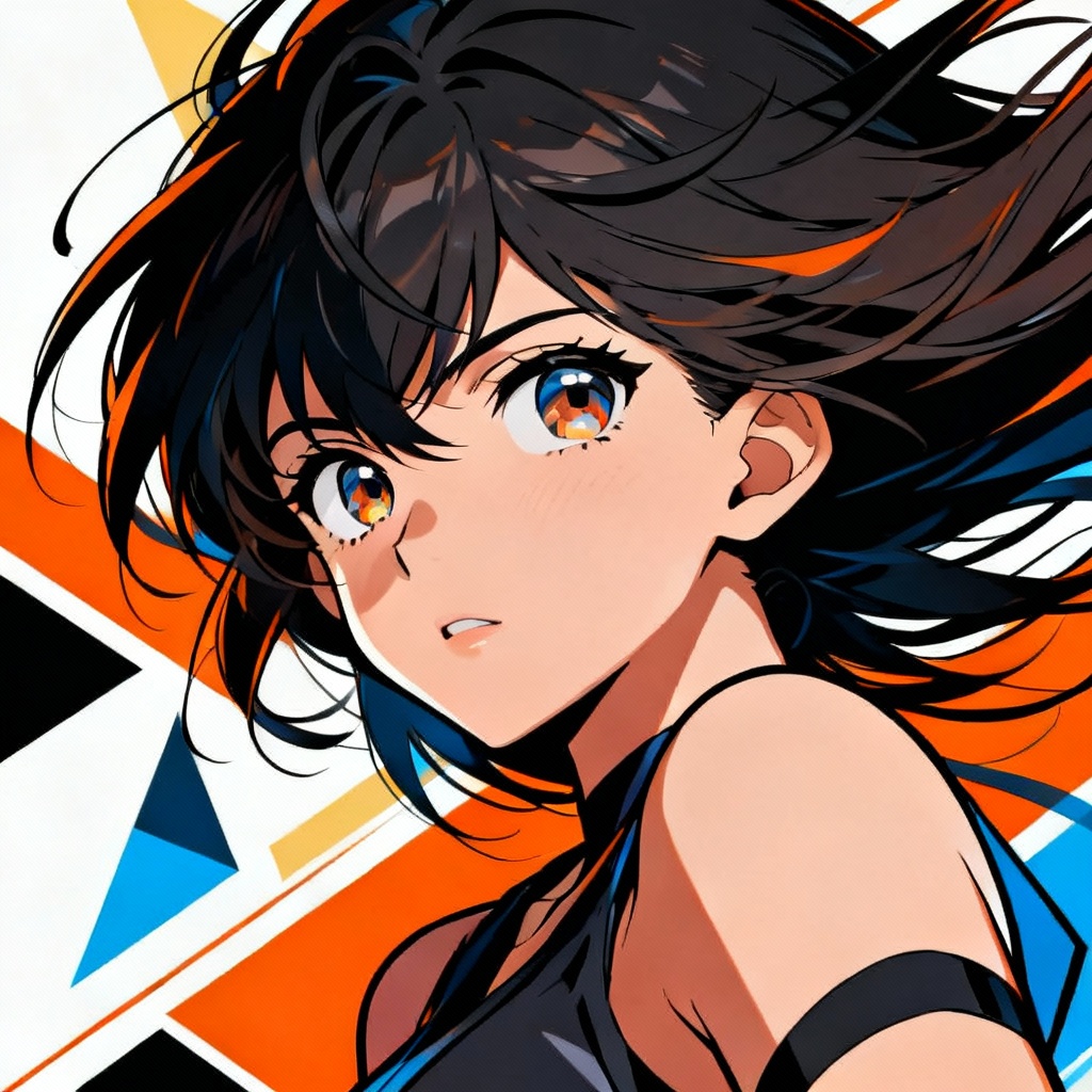 Anime protagonist — dynamic cel-shade