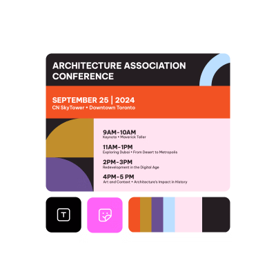 Herramientas de diseño de folletos totalmente personalizables