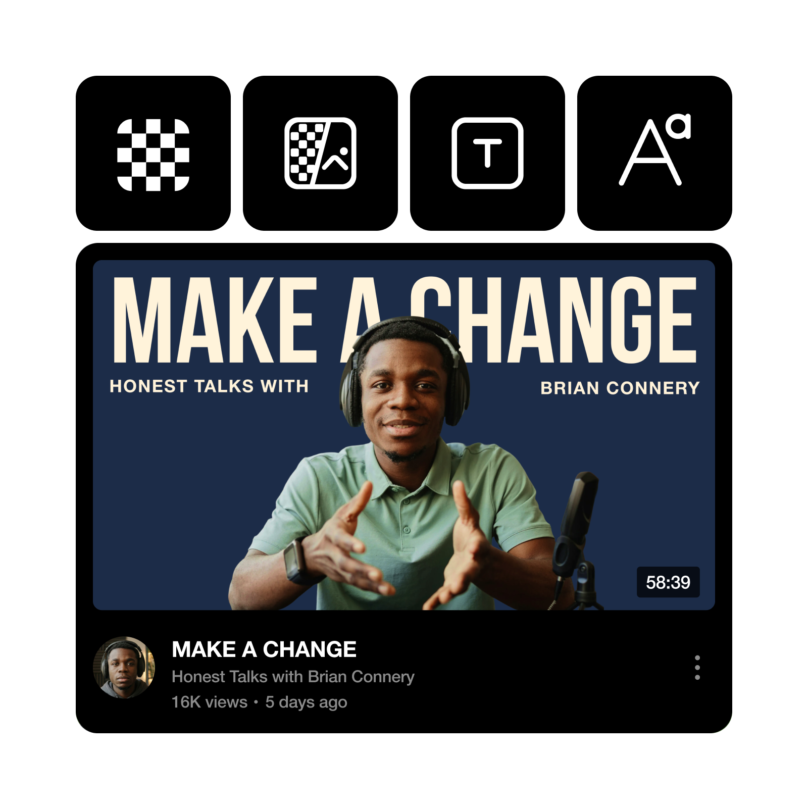 Vorentworfene Picsart Thumbnail-Vorlagen bearbeiten