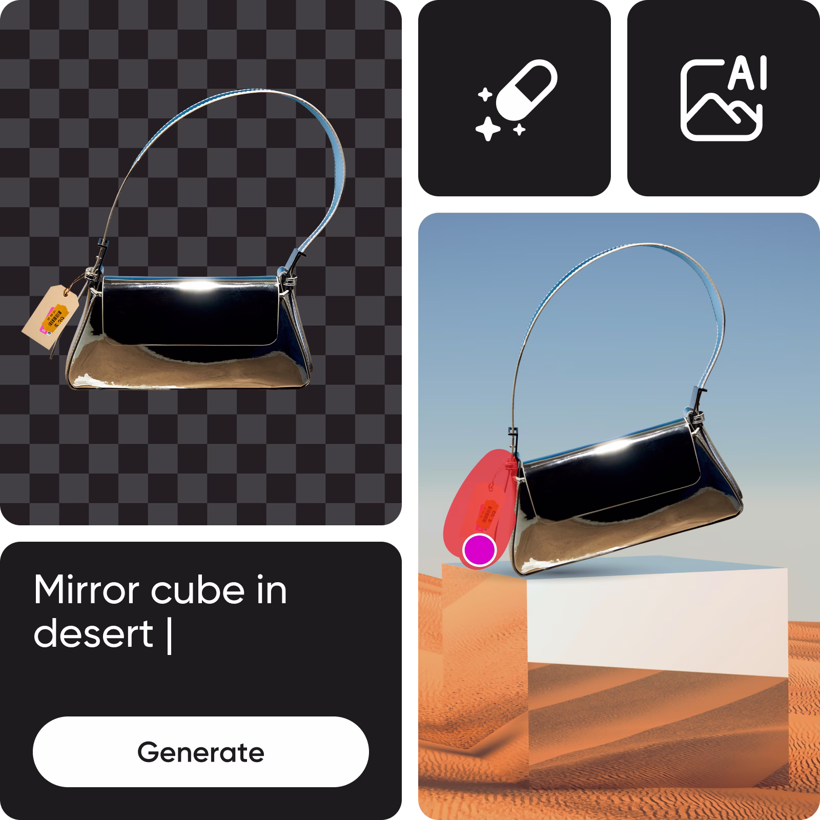 More Picsart AI image editing tools