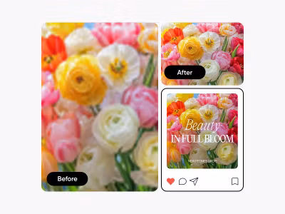 upscale images online with Picsart
