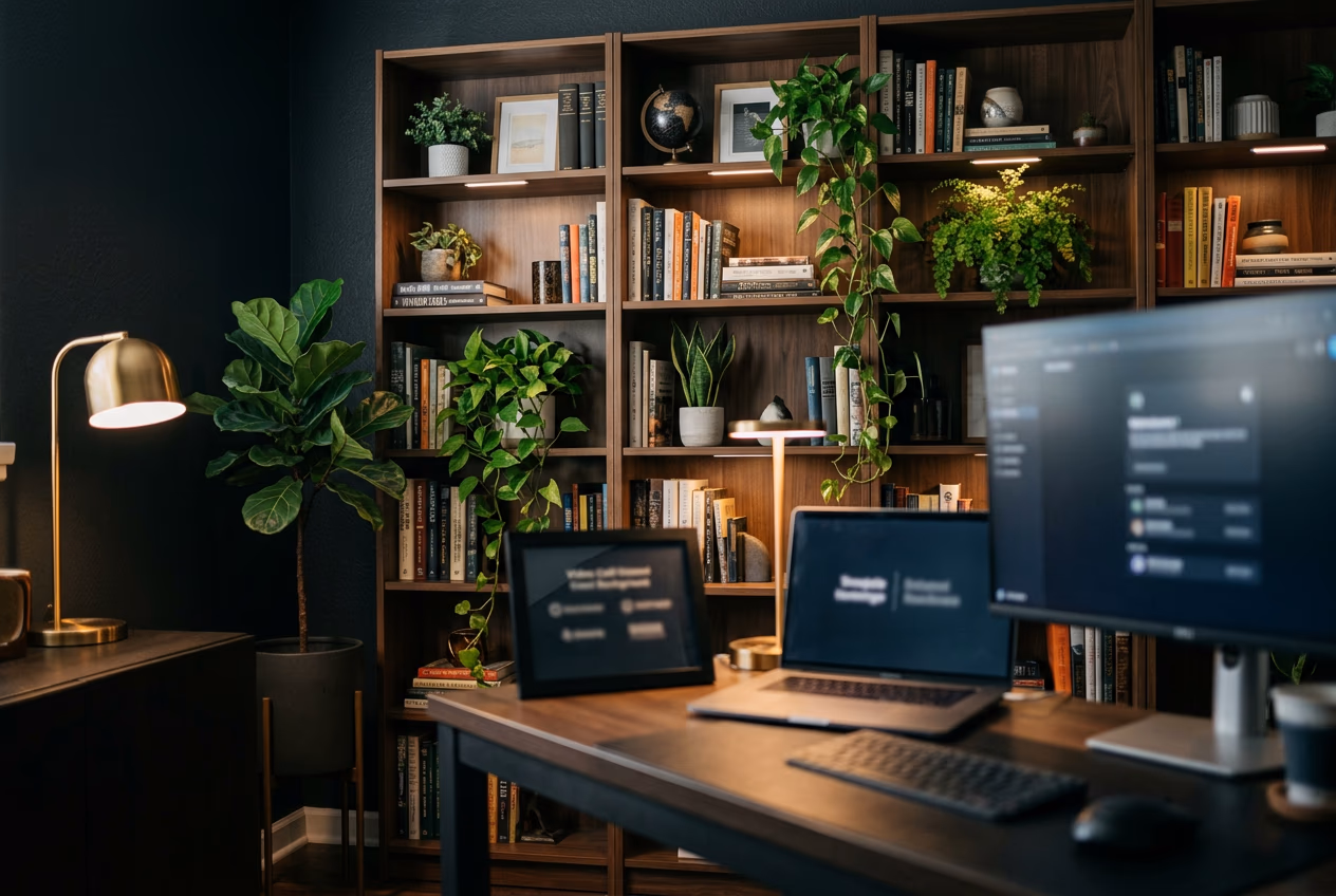 How to make virtual backgrounds for video calls preview