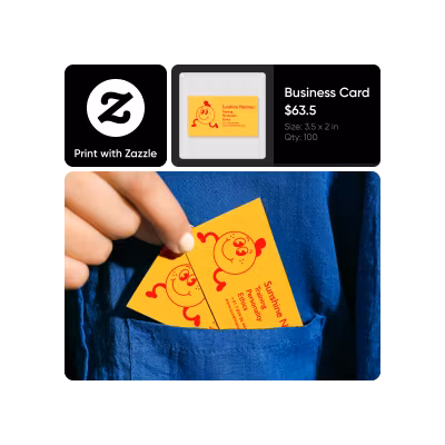 Designing and seamless delivery printing with zazzle