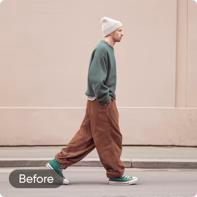 after change
