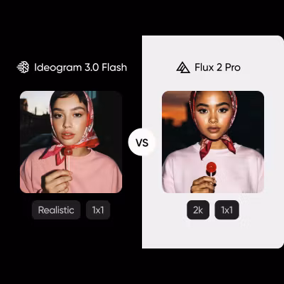 Ideogram 3.0 Flash vs Flux 2 Pro AI image generation comparison