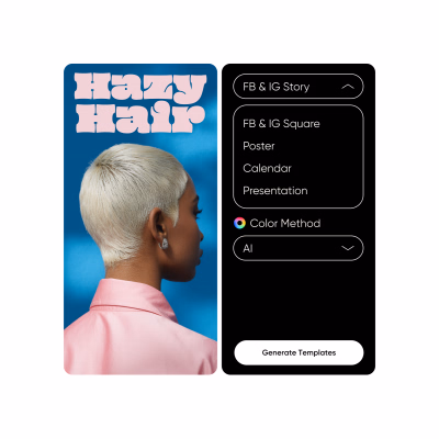 Generate various templates via ai