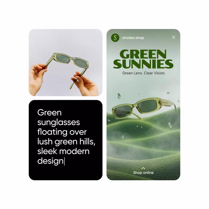 Generate product ad images