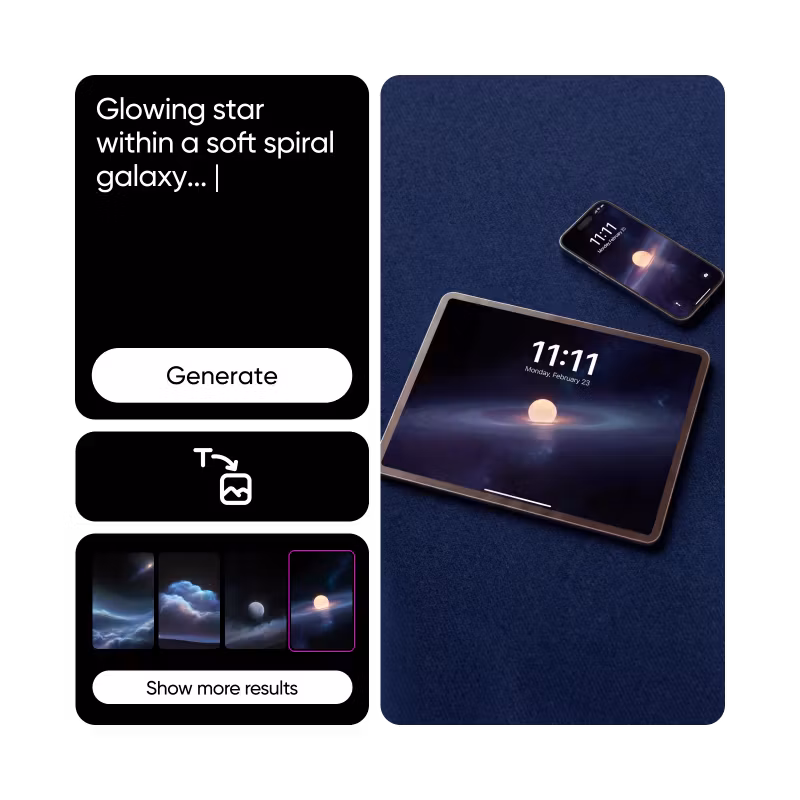 制作各种类型的壁纸
