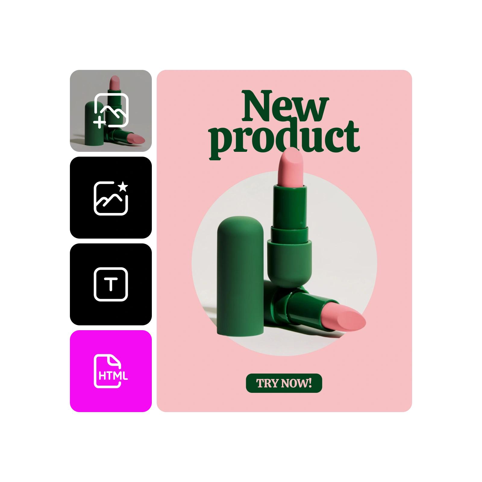 HTML export for product designs