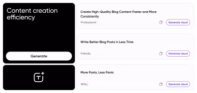 Generate headline for blog