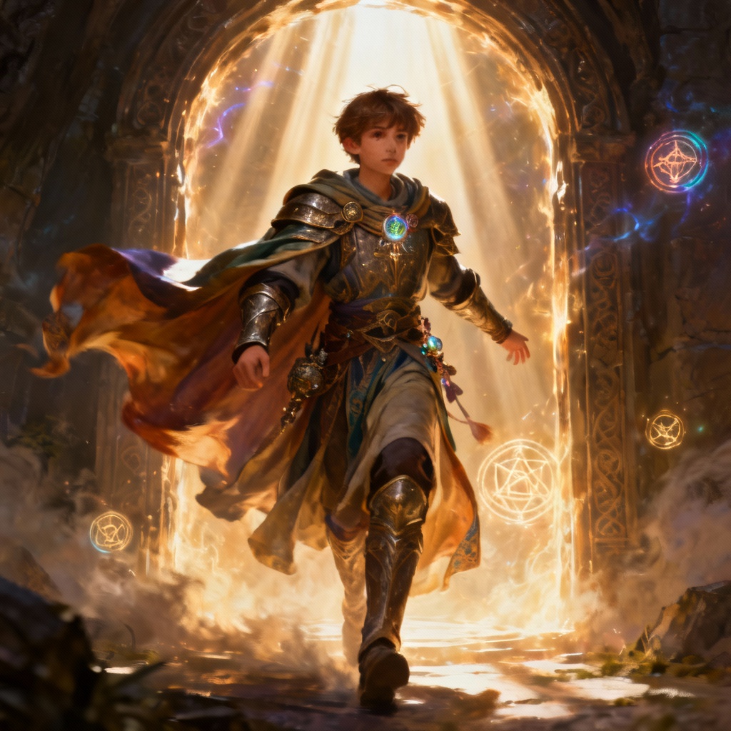 Fantasy character — hero reveal