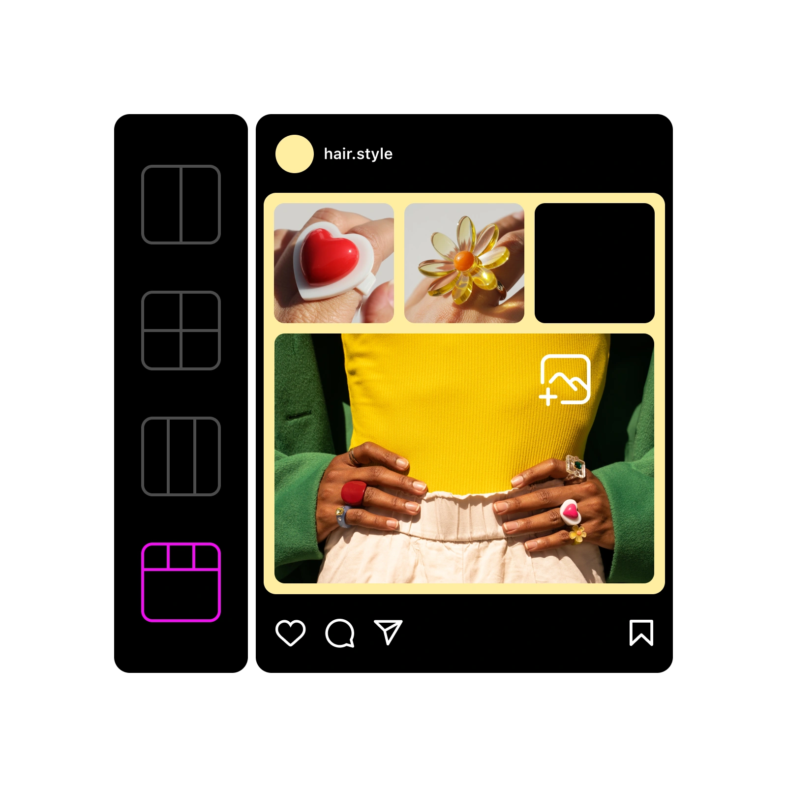 Photo collages for social media