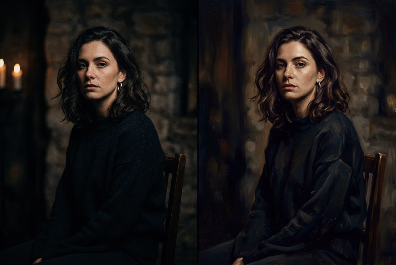 Compare AI image models side by side on Picsart preview