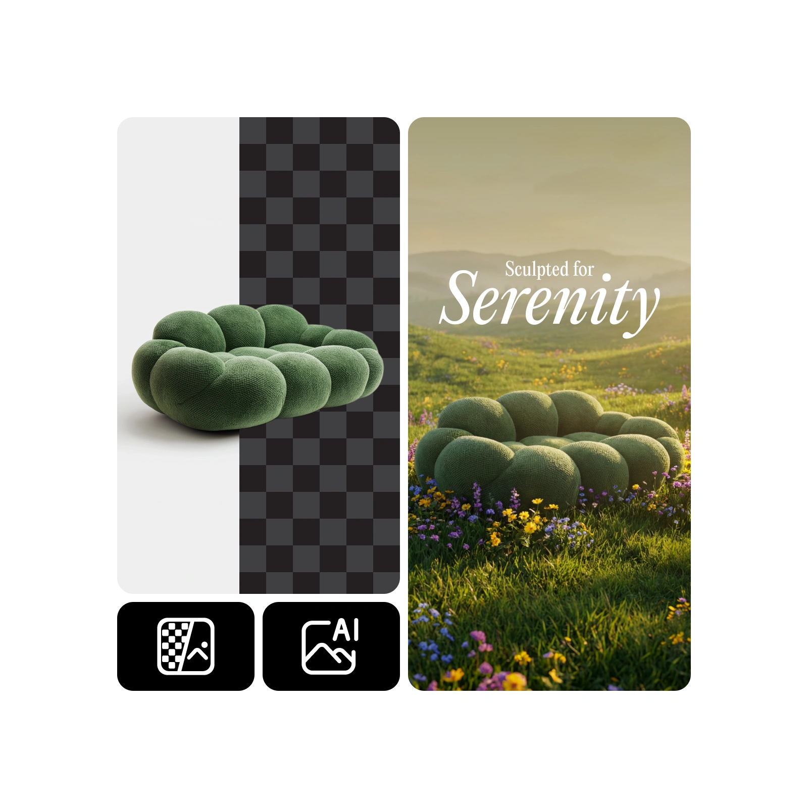 Switch between backgrounds in a snap