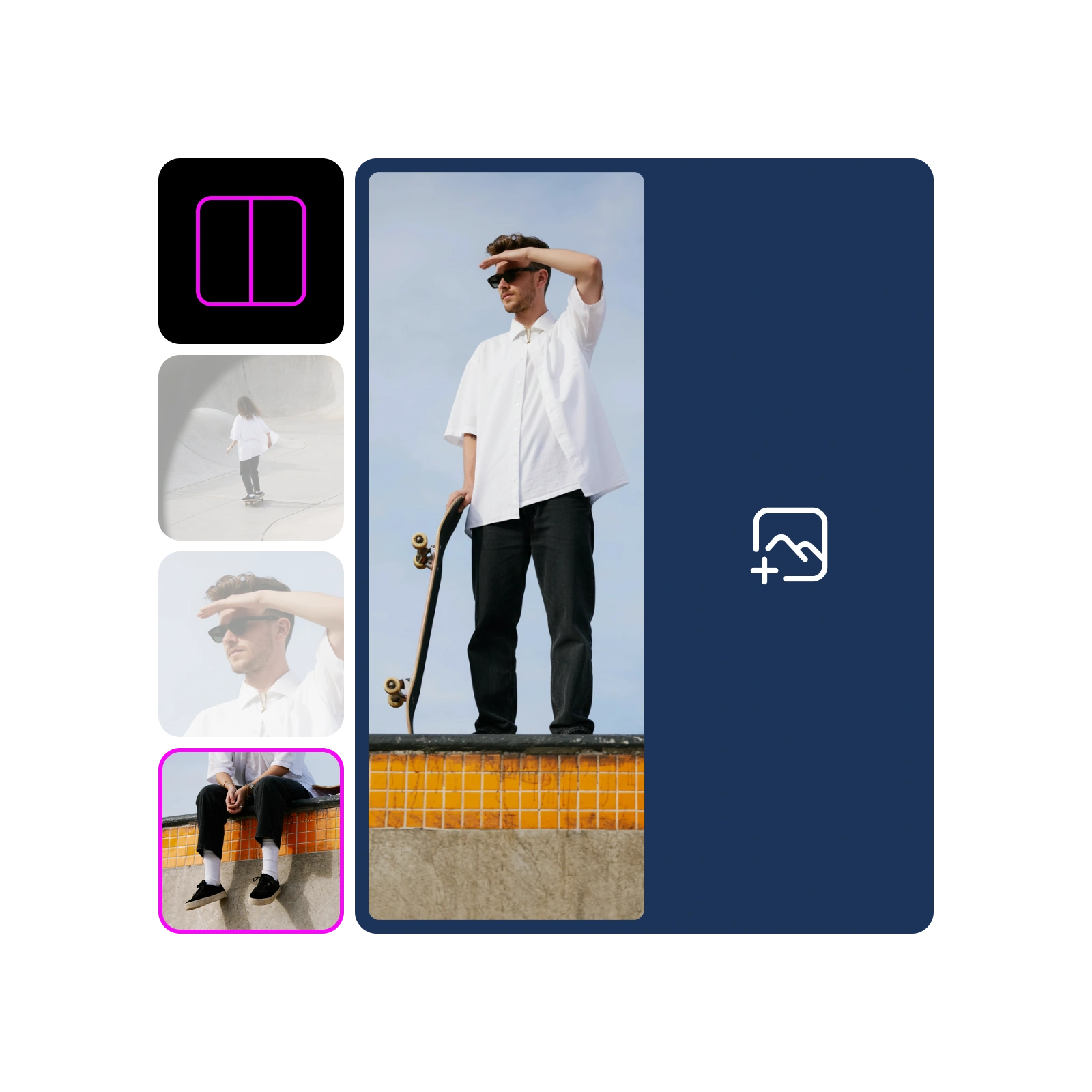 collage creation possibilities with Picsart