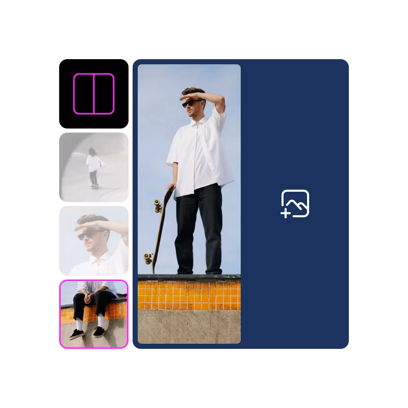 možnosti tvorby koláží s Picsart