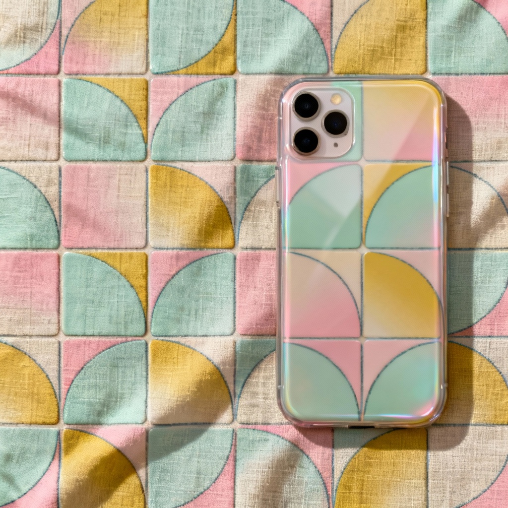 Seamless pattern — playful tiles