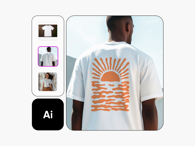 Generate t-shirt mockups for free