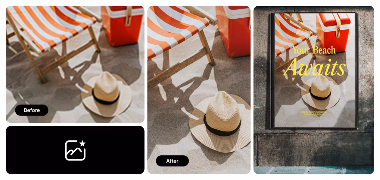 Social media content with consistent brand colors