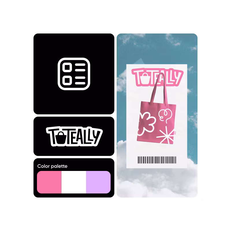 create a brand identity with brand kit generator