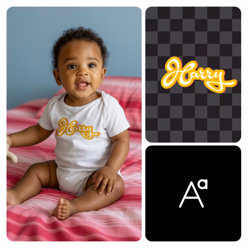 Design and print t-shirts for babies and toddlers