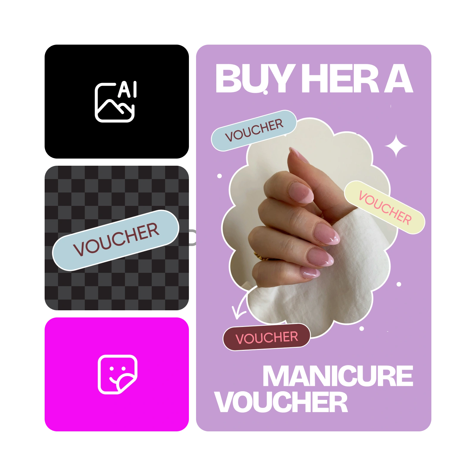 Accedi a una vasta gamma di strumenti di modifica poster