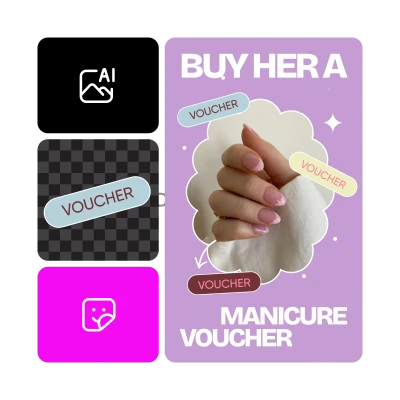 Truy cập một loạt công cụ chỉnh sửa poster đa dạng