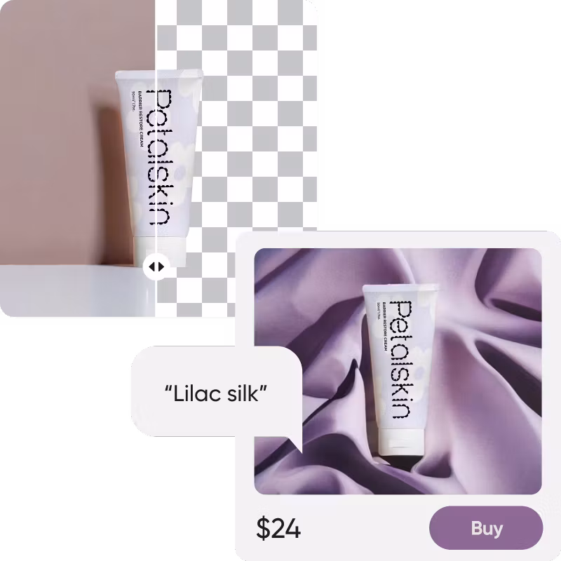 generated background photos for product showcasing