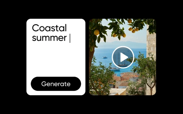Instant video from text prompt