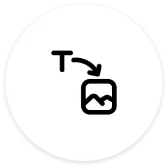 icon for creating videos from text