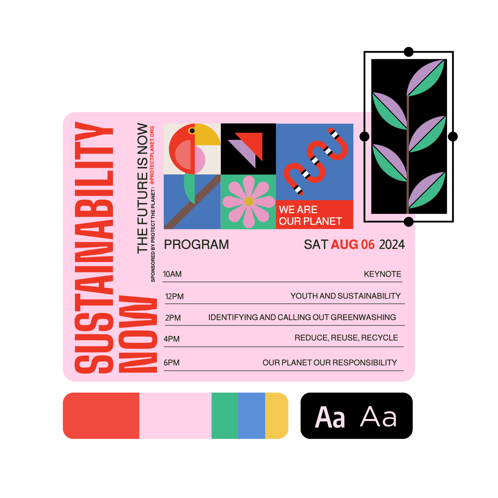 Herhangi bir amaç için profesyonel broşür oluşturucu