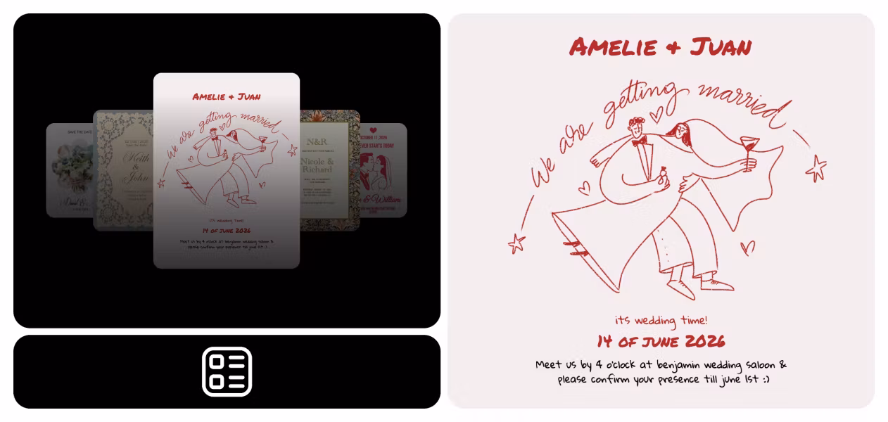esküvői meghívók