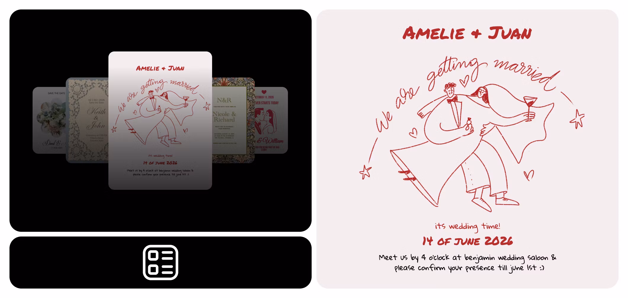 свадбени покани