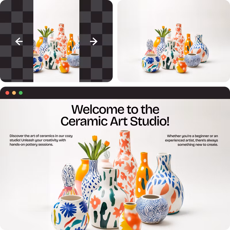 stretch photos online for free