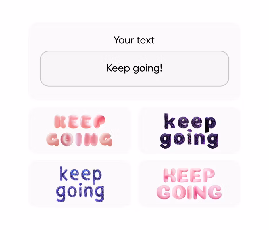 text customization with ai text effects