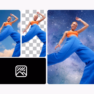 change background of images with Picsart's background remover tool