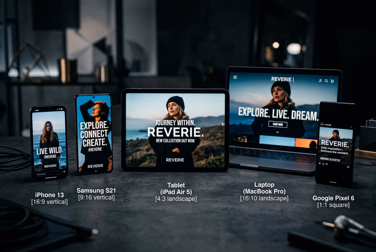Resize one asset for every social format with AI workflows preview