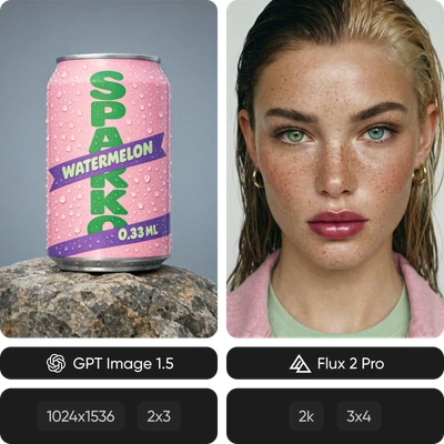 GPT Image 1.5 and Flux 2 Pro capabilities