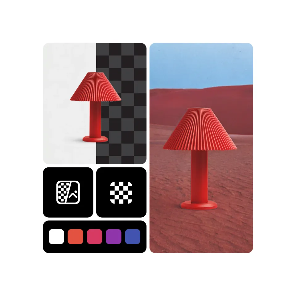 create transparent photos online