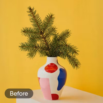 before change